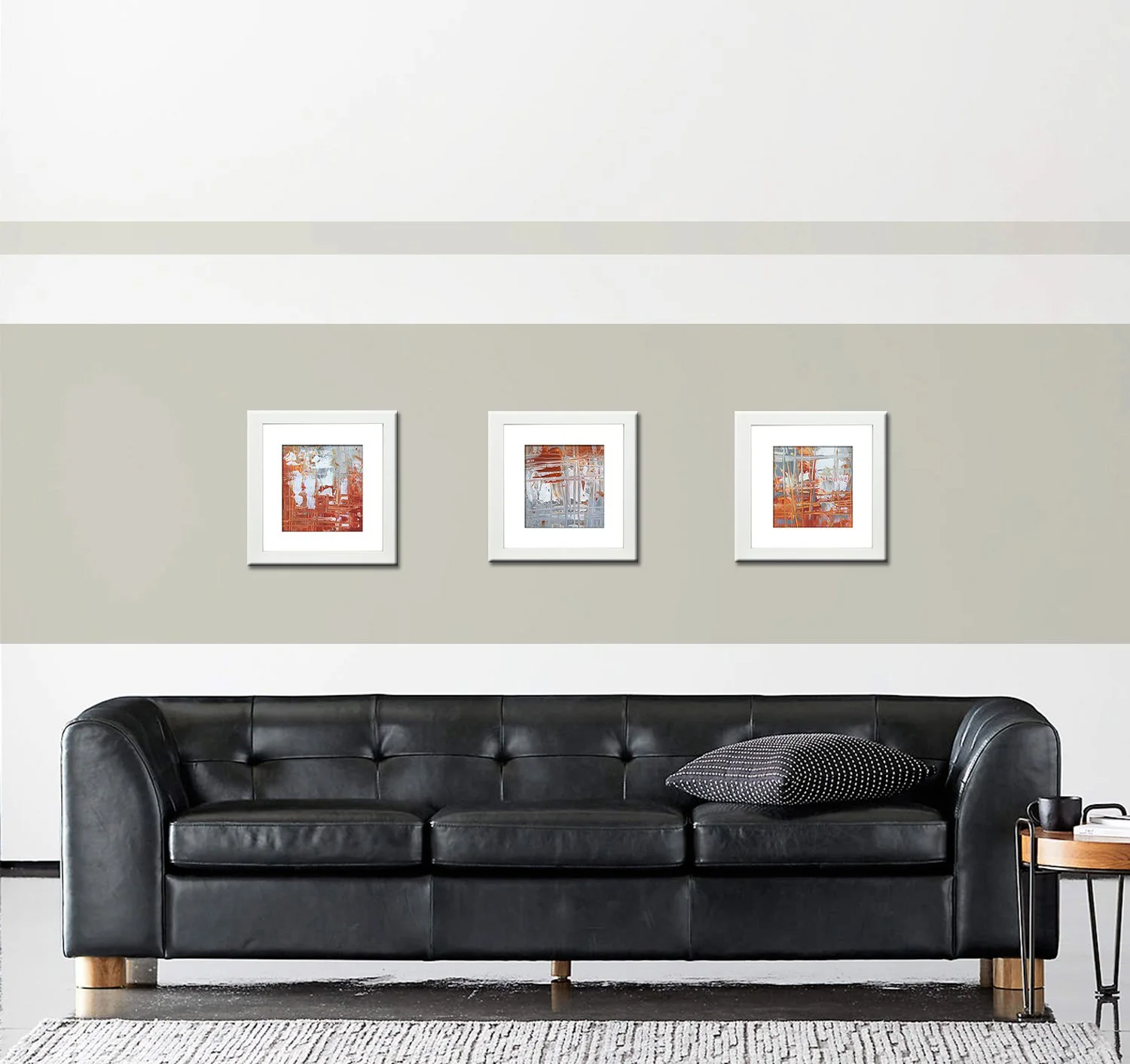 版画 REVERIE 5 Reverie - Orange and Gray — RedMoonStudioArt